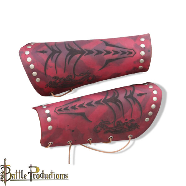 Medieval Leather Bracers - Image 5