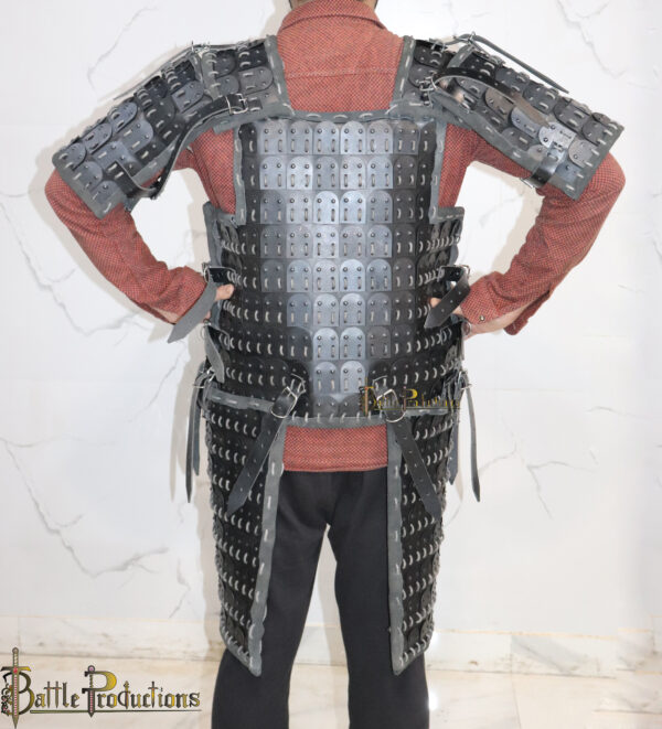 Viking Lamellar Armour U - Shape Scales (Black) - Image 5