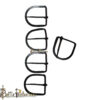 Medieval Style Hand-Forged Iron Buckles – Set of 5 - Image 3