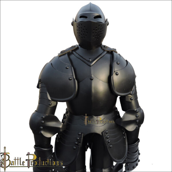 Medieval Knight Mini Black Suit of Armour - Image 5