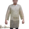 Medieval Round Rings Butted Full Sleeves Chainmail Hauberk