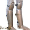 Medieval Antique Greaves with Knee Cops (BPLG2812) - Image 2