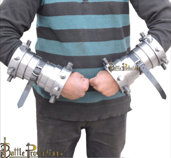 Vintage Steel Bracers (BPBS2722)