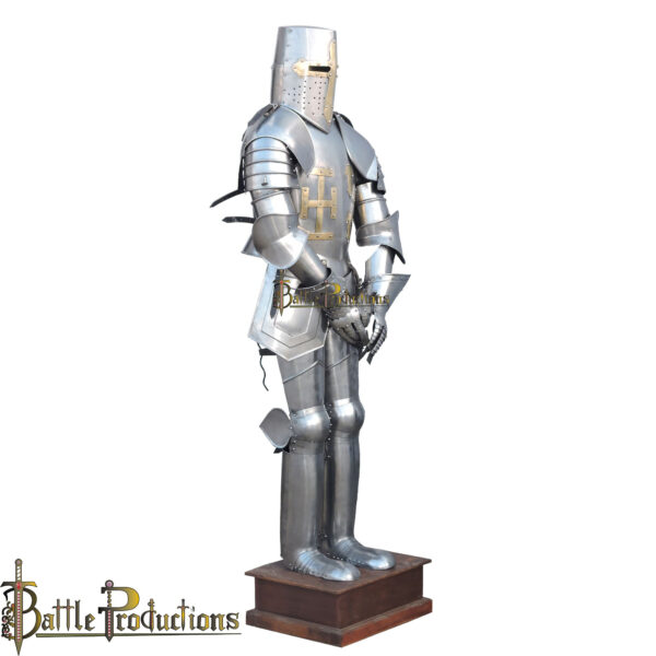 Medieval Knight Templar Suit of Armour - Image 4