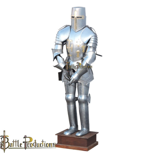 Medieval Knight Templar Suit of Armour - Image 3