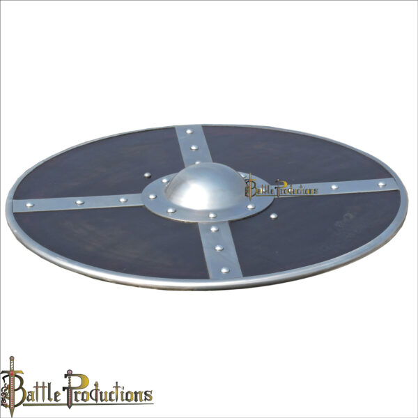 Medieval Viking Shield (Black) - Image 2