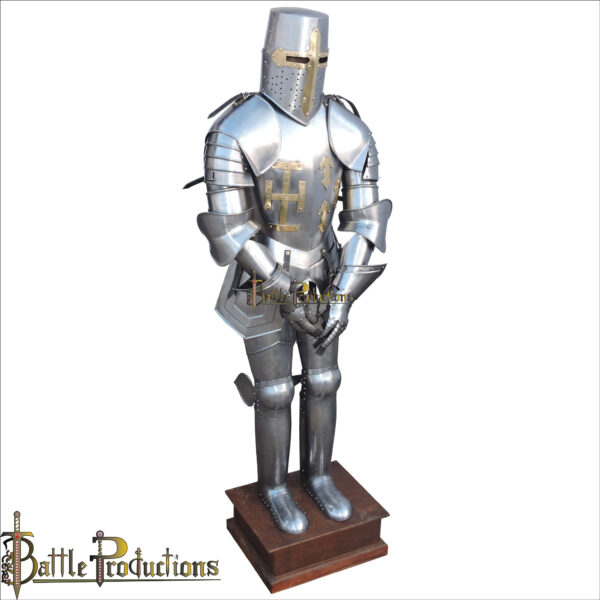 Medieval Knight Templar Suit of Armour - Image 2