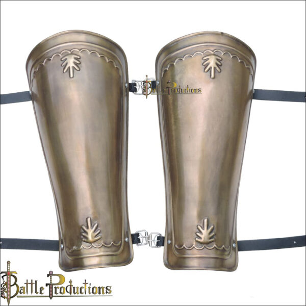 Roman Commander Eagle Greaves (Brass Plating) (BPLG2819)