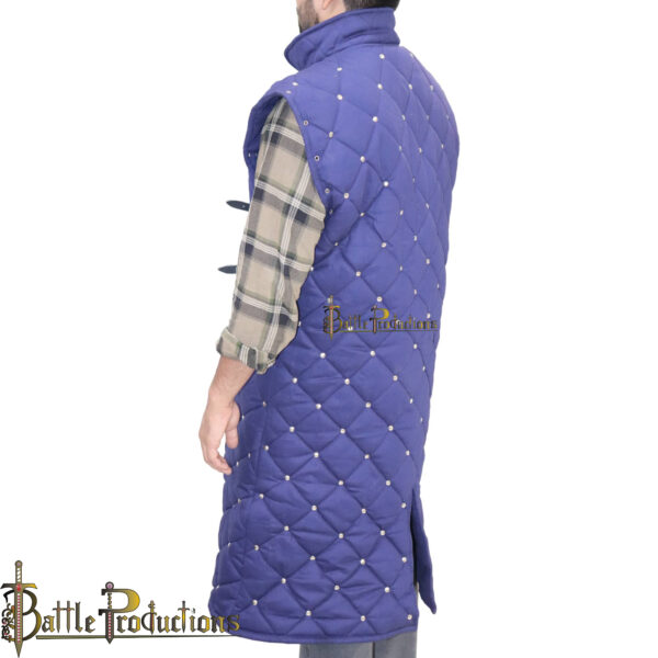 Medieval Gambeson Full-Length Padded Armor Jacket - Image 7