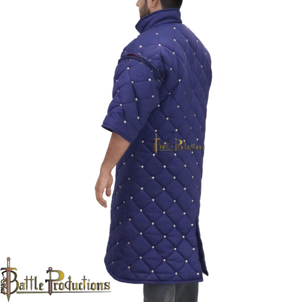 Medieval Gambeson Full-Length Padded Armor Jacket - Image 8