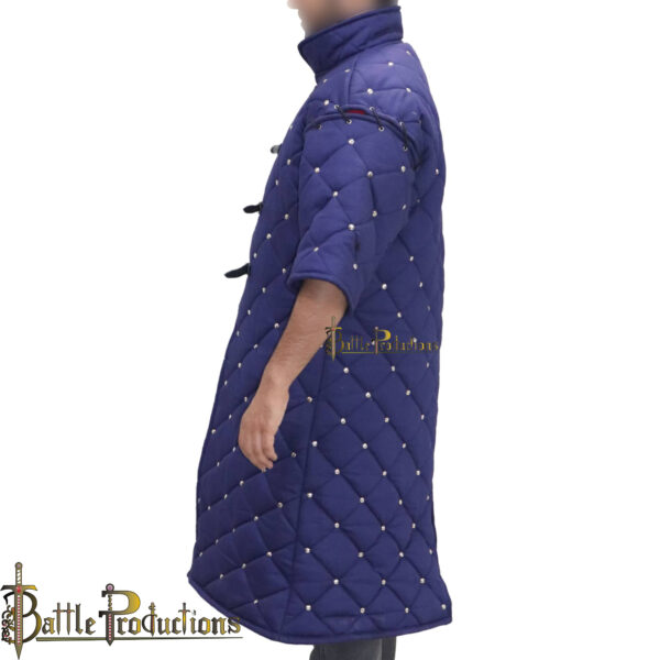 Medieval Gambeson Full-Length Padded Armor Jacket - Image 7