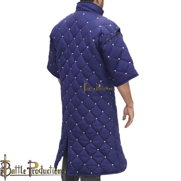 Medieval Gambeson Full-Length Padded Armor Jacket - Image 9