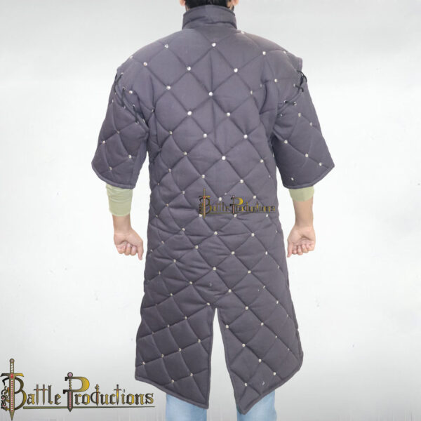 Medieval Gambeson Full-Length Padded Armor Jacket - Image 5