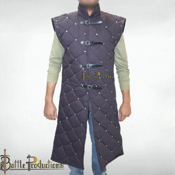 Medieval Gambeson Full-Length Padded Armor Jacket