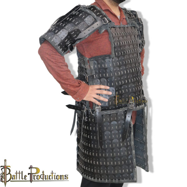 Viking Lamellar Armour U-Shape Scales (Black) - Image 2