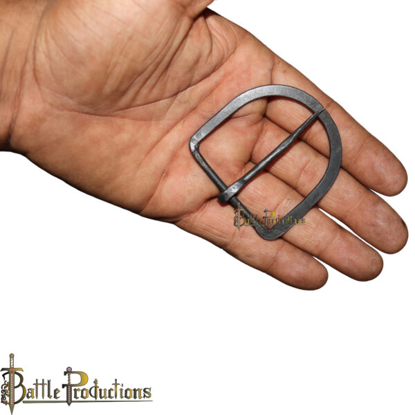Medieval Style Hand-Forged Iron Buckles – Set of 5 - Image 5