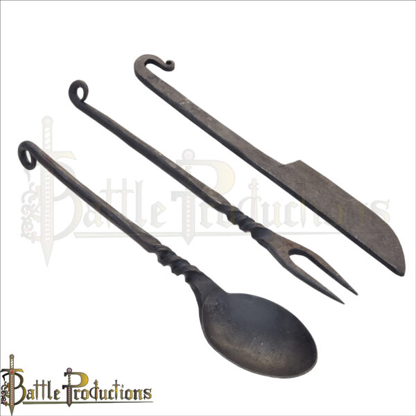 Medieval Hand Forged Cutlery Set