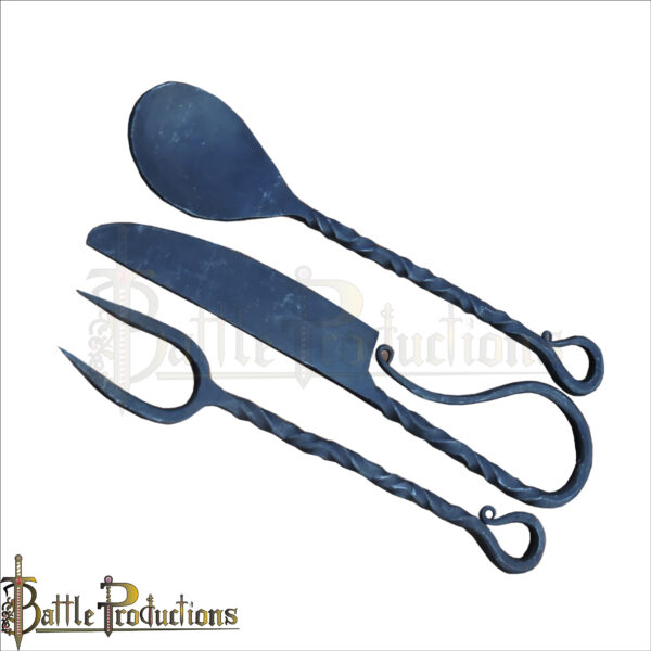 Hand Forged Medieval Cutlery Set