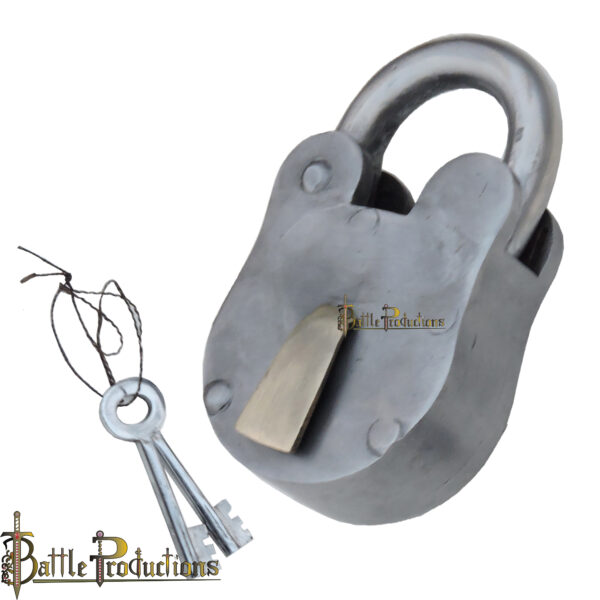 Medieval Iron Padlock - Image 2