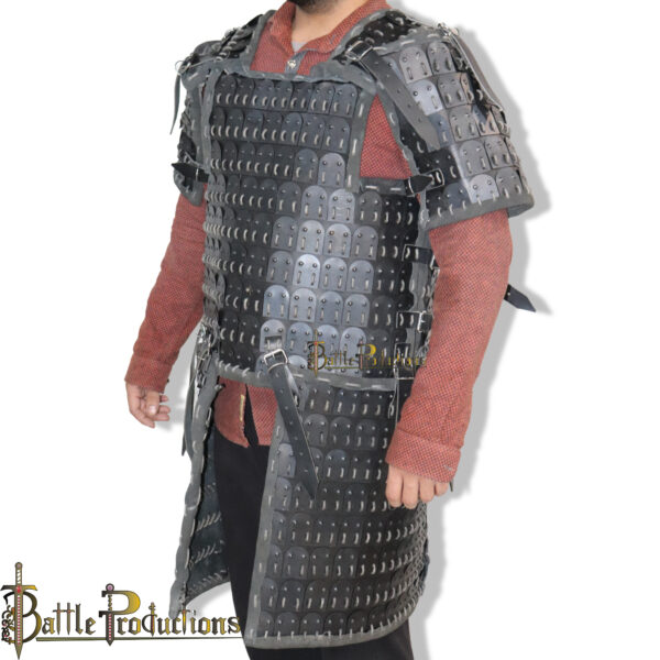 Viking Lamellar Armour U-Shape Scales (Black) - Image 3